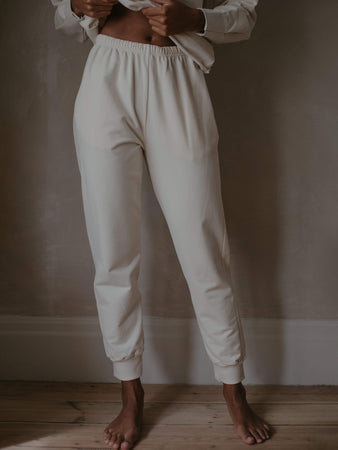 Saxrel High Waisted Trousers for Women High Waist Joggers for Women UK  Linen Pants Cotton Baggy Workout Sweatpants White Tracksuit Hiking Leggings